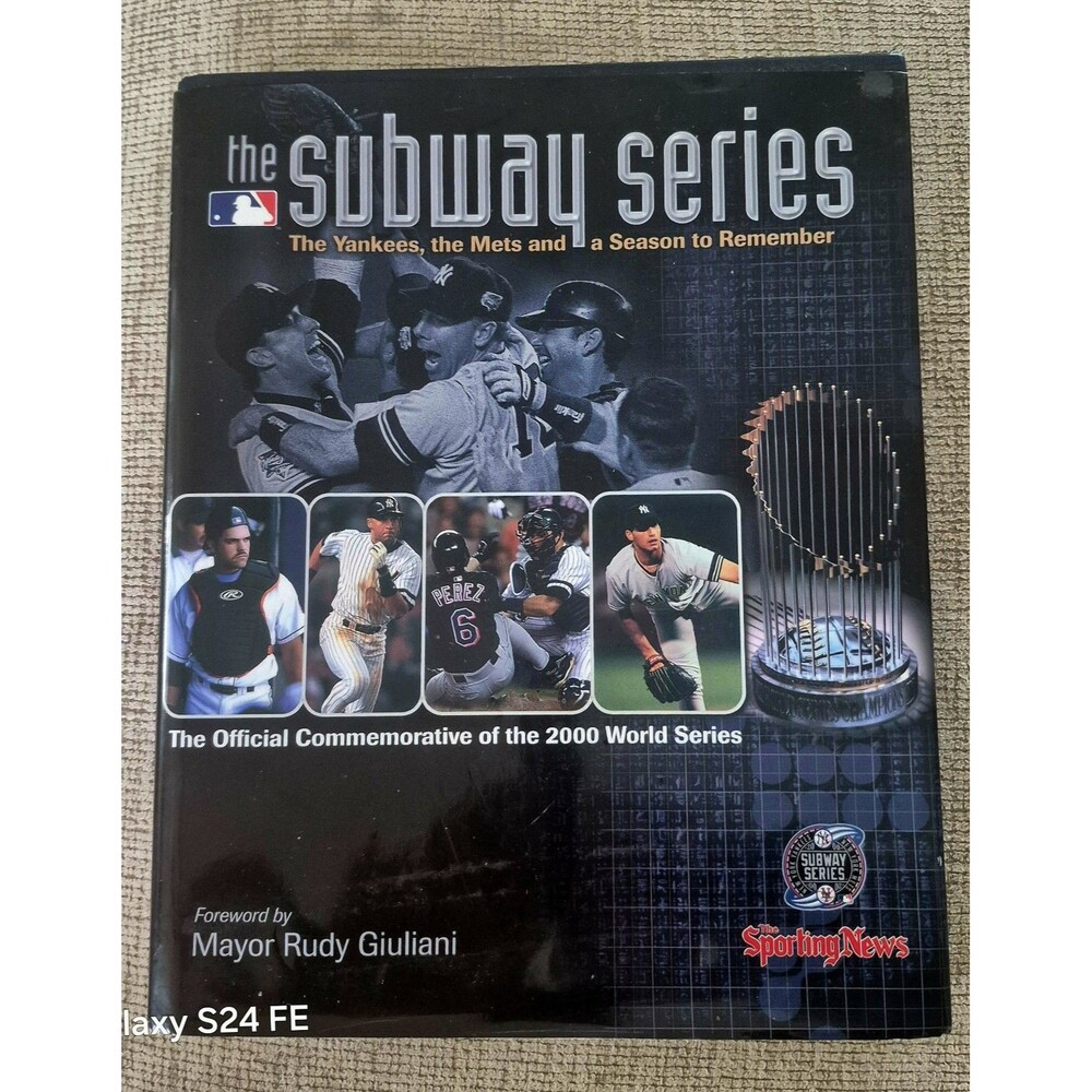 The Subway Series 2000 World Series Book Sporting News Yankees Mets Hardcover